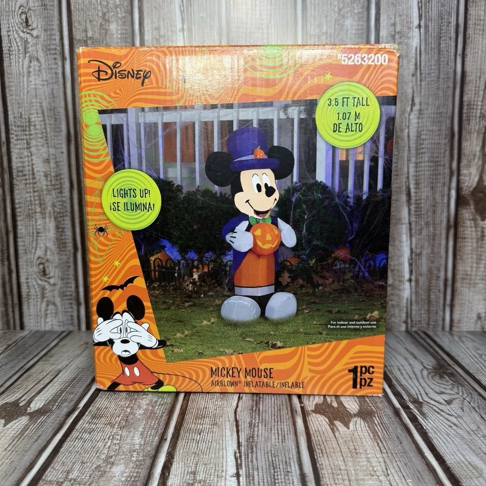 Gemmy 3.5ft Tall‎ Disney's Mickey Mouse Halloween Inflatable